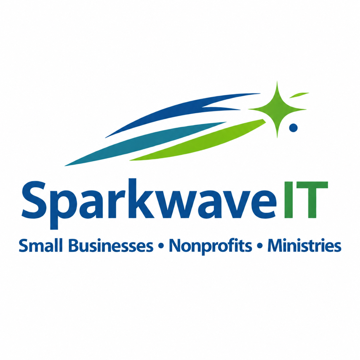 Sparkwave logo and subtitles