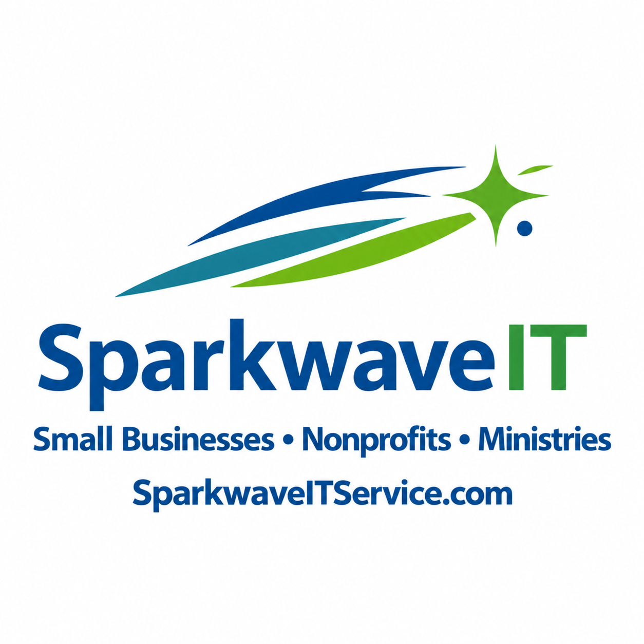 Sparkwave logo with website address